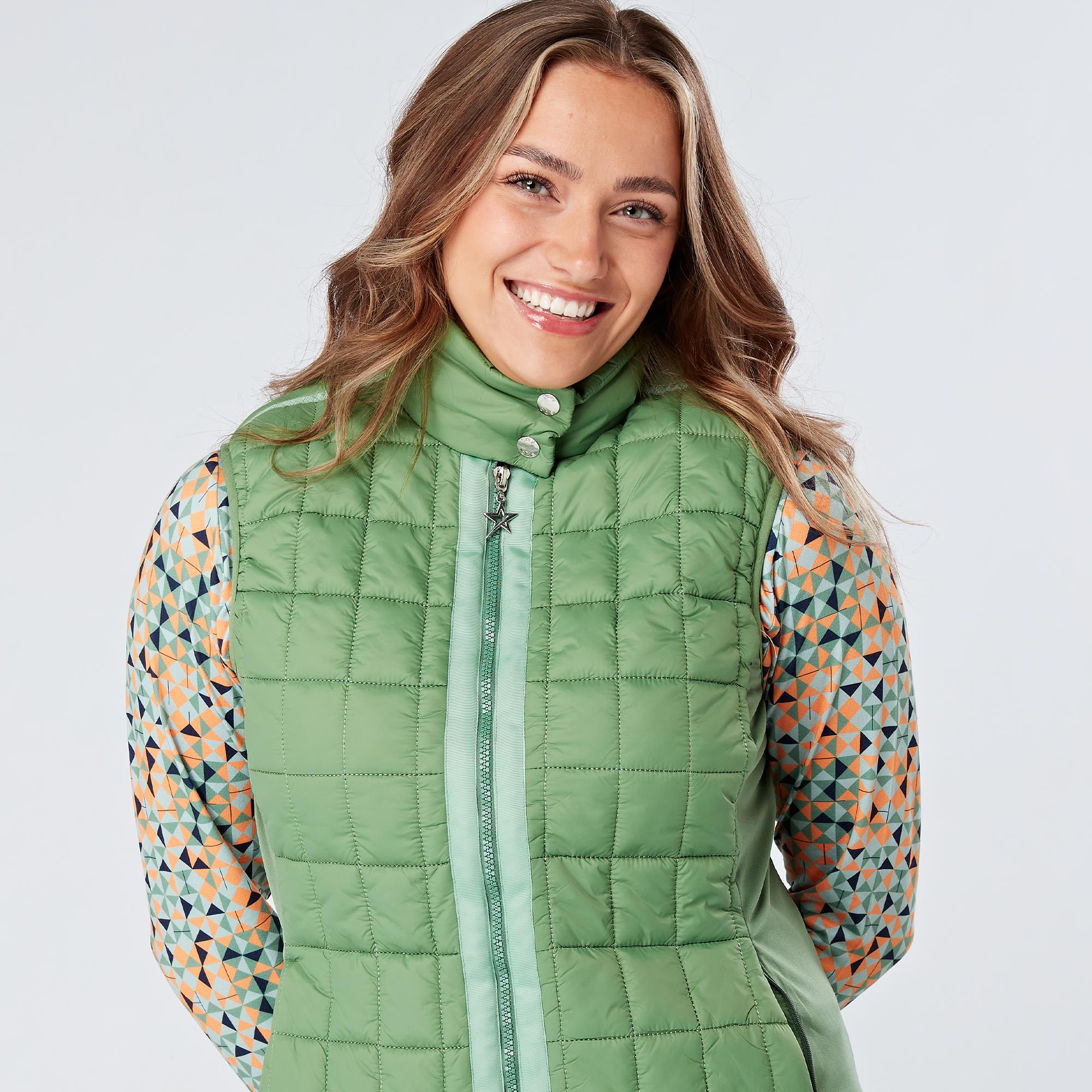 Swing Out Sister Valerie Active Ladies Golf Vest Sage